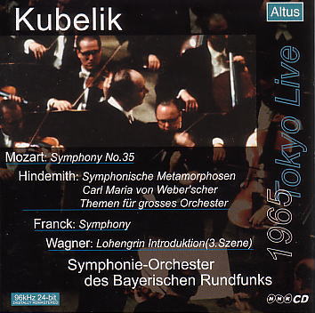 ALT009_Kubelik / BRSO - Franck : Symphony etc. (1965 Tokyo Live)
